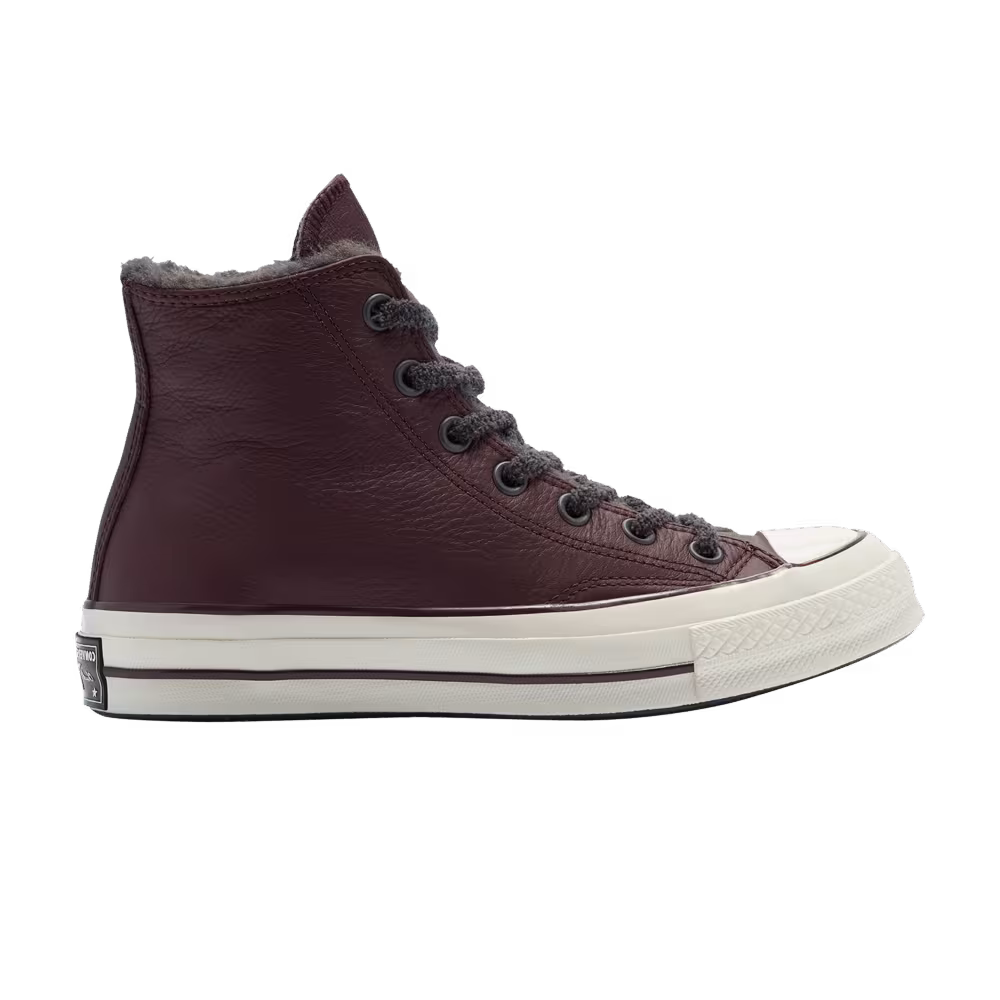 Converse Women's Chuck 70 High Cozy Club - Black Currant