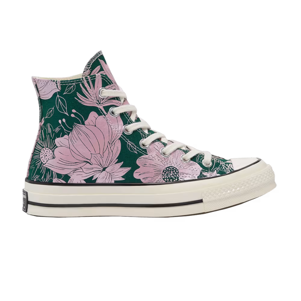 Converse Women's Chuck 70 High Vintage Floral - Midnight Pink Glaze