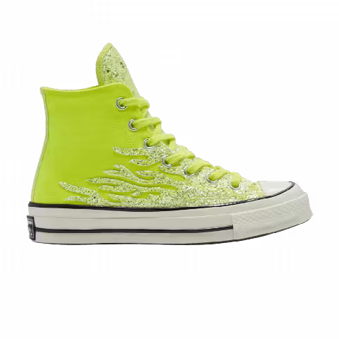 Converse Wmns Chuck 70 High 'Archival Glitter Flame - Lemon Venom'