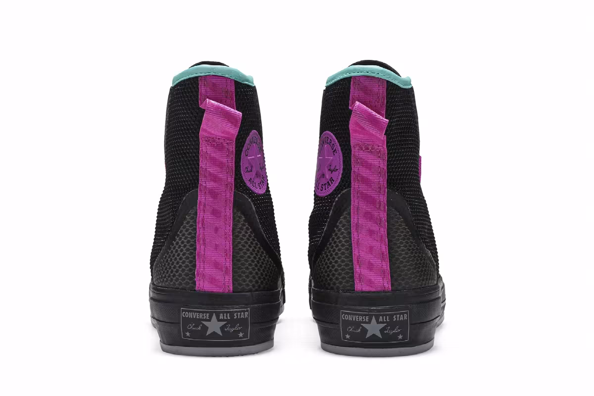 Converse Chuck 70 Tech Hiker High GS Black Hyper Magenta, view 7