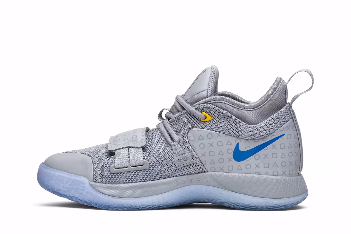 Playstation x Nike PG 2.5 GS Wolf Grey, view 4