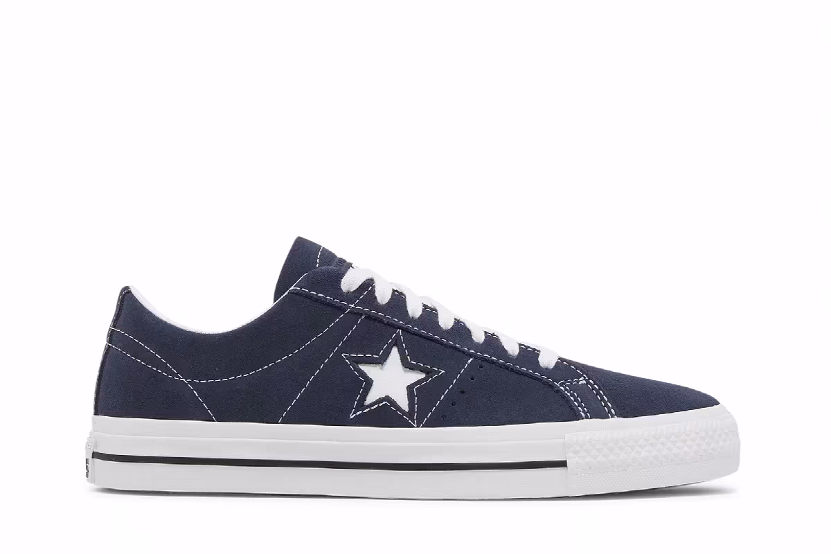 Converse One Star Pro Low Navy, view 2