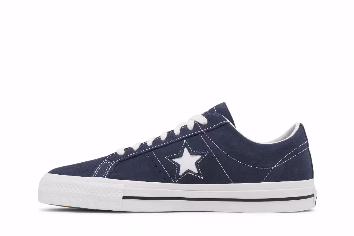 Converse One Star Pro Low Navy, view 4