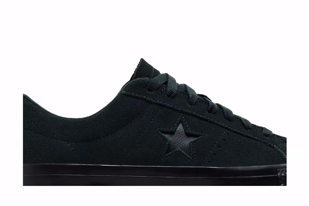 Converse One Star Pro Cons Low Secret Pines Green Black, view 3