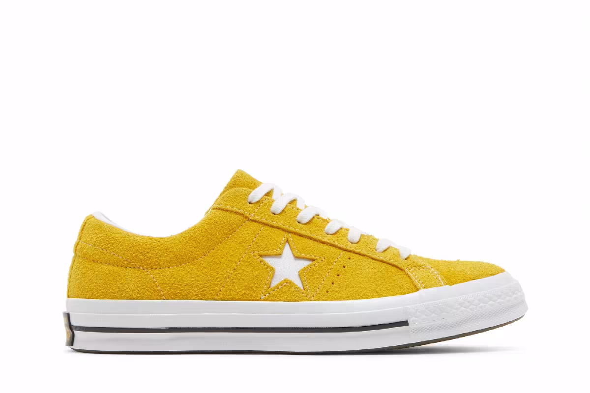 Converse One Star Ox Yellow Suede, view 2