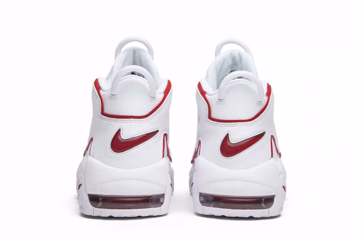 Nike Air More Uptempo White Varsity Red 2018, view 7
