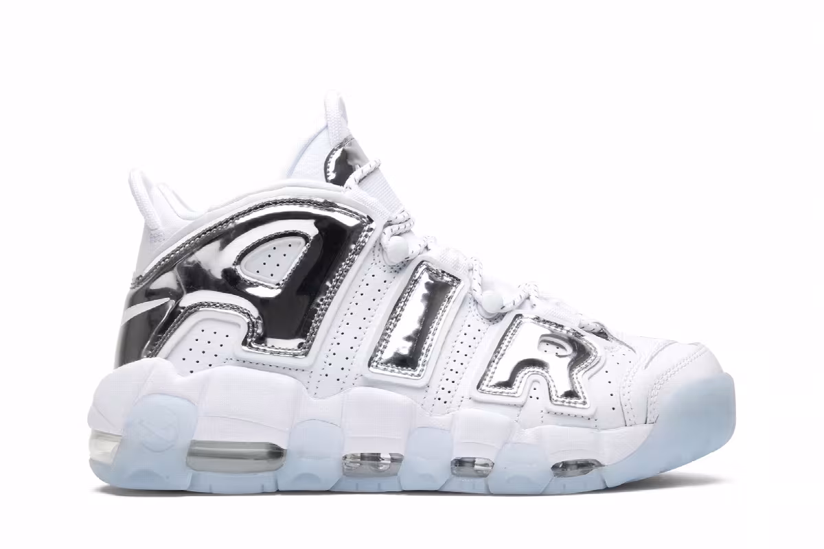 Nike Women's Air More Uptempo Chrome, view 2