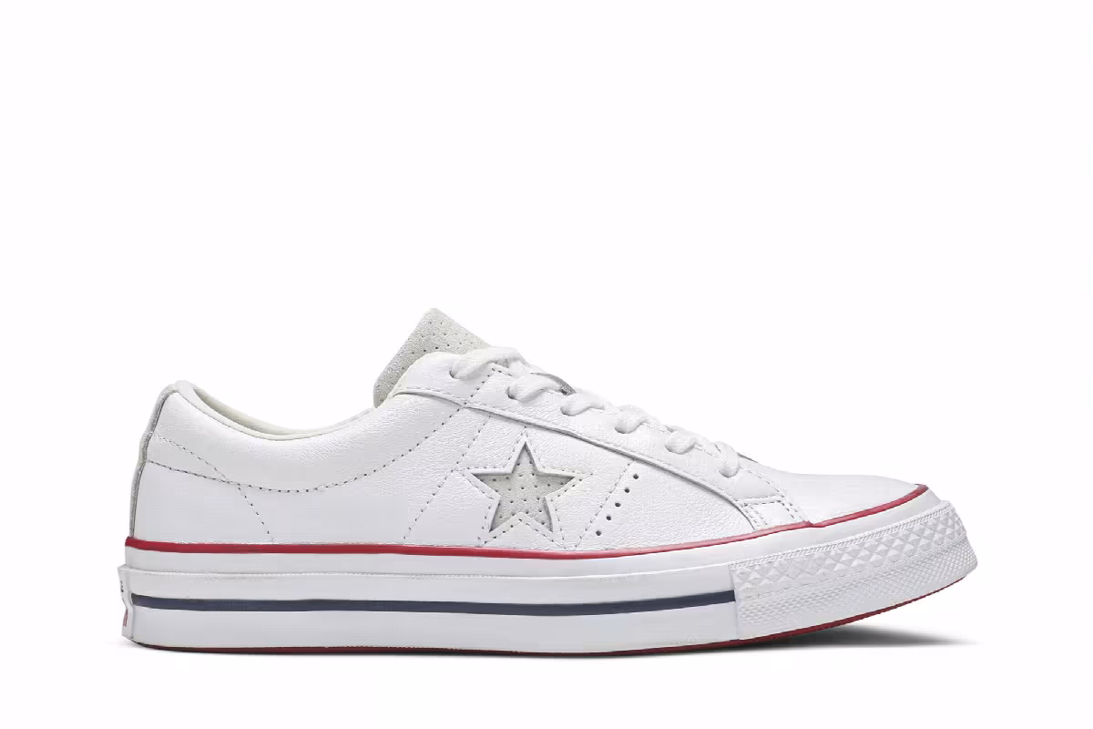 Converse One Star Low White, view 2