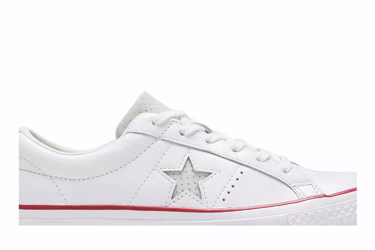 Converse One Star Low White, view 3