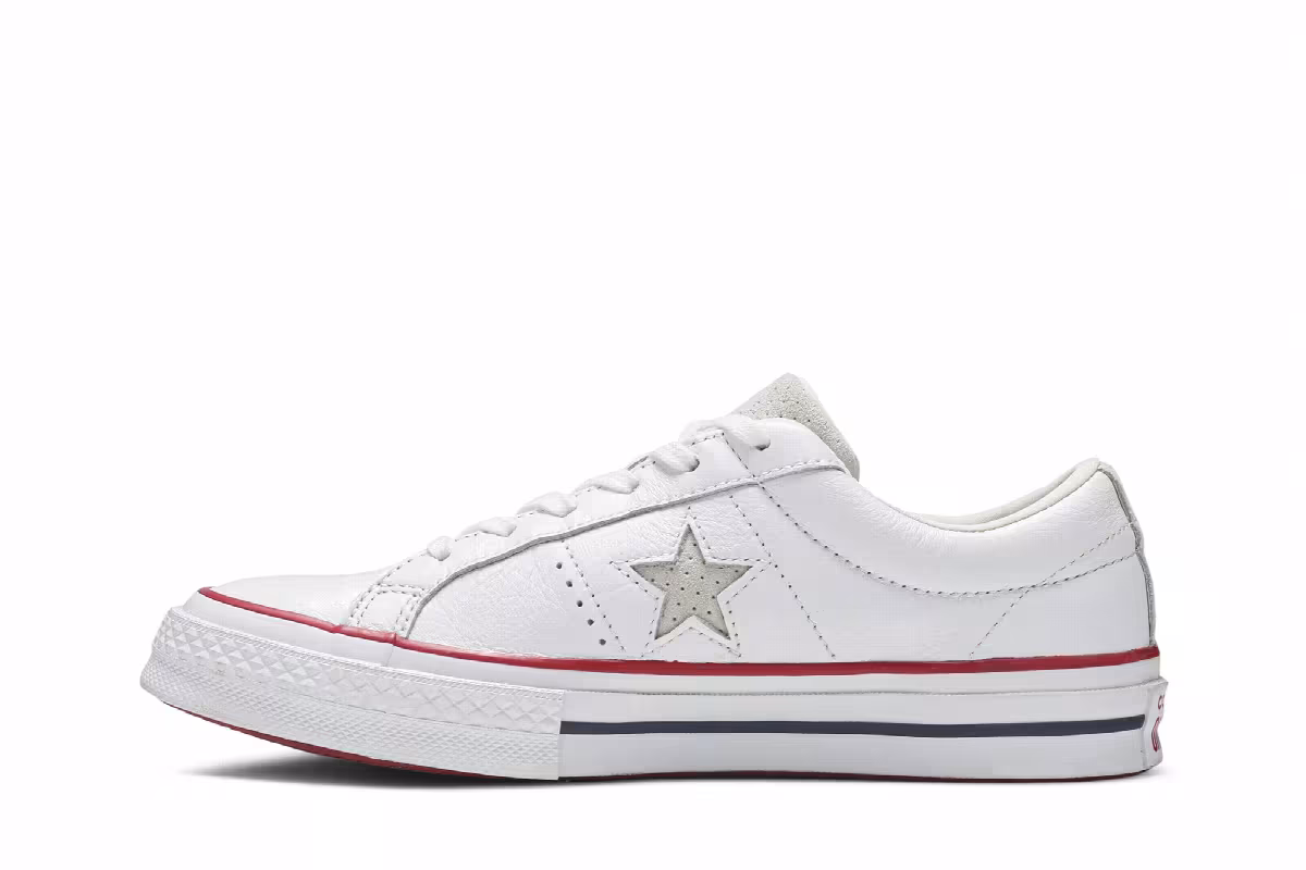Converse One Star Low White, view 4