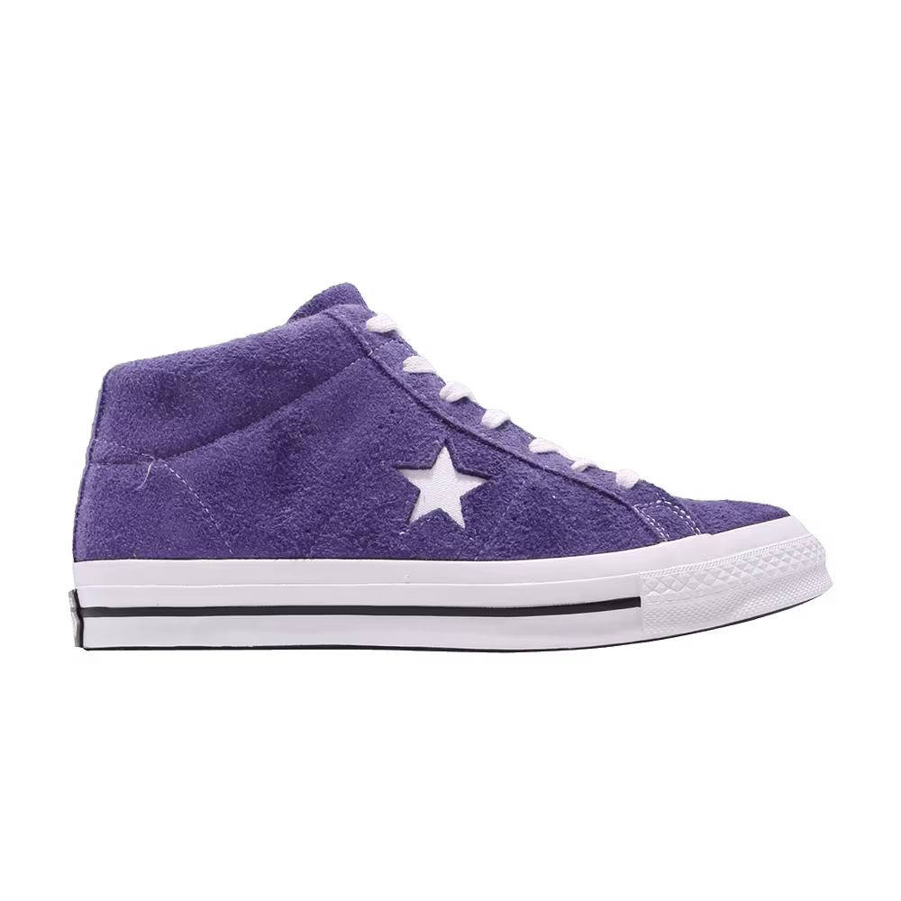 Converse One Star Mid Purple Fuzz