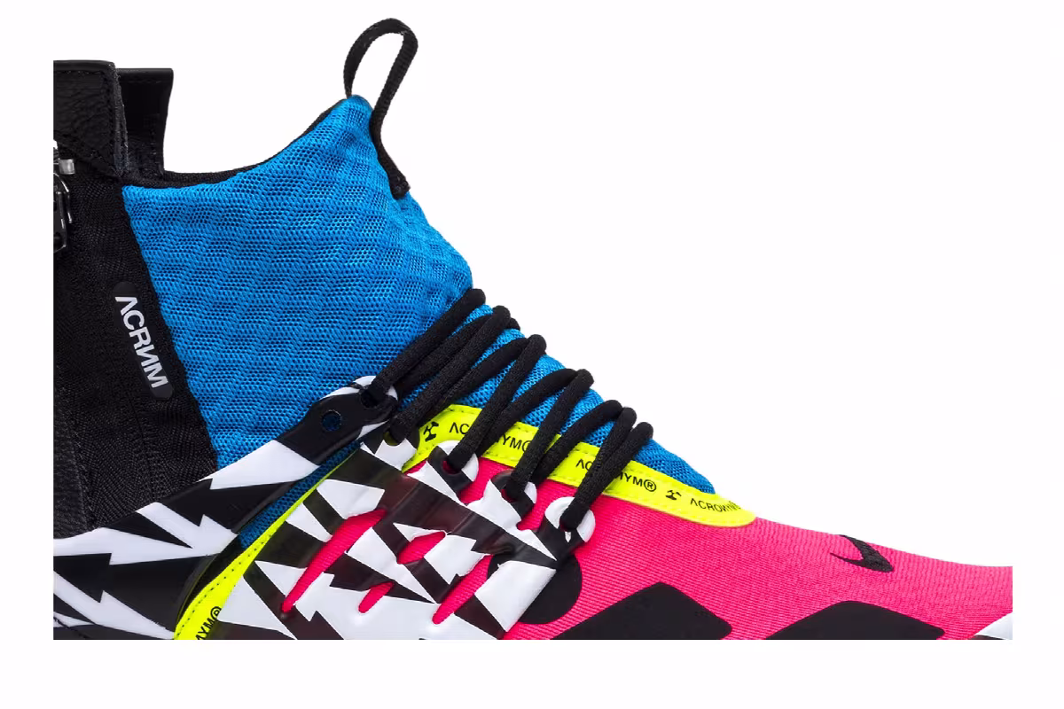 Acronym x Nike Air Presto Mid Racer Pink, view 3