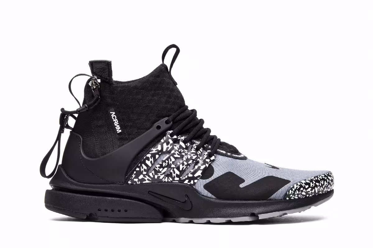 Acronym x Nike Air Presto Mid Cool Grey, view 2