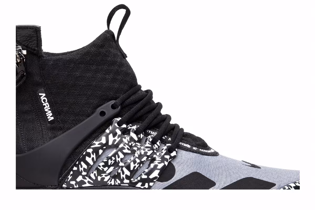 Acronym x Nike Air Presto Mid Cool Grey, view 3