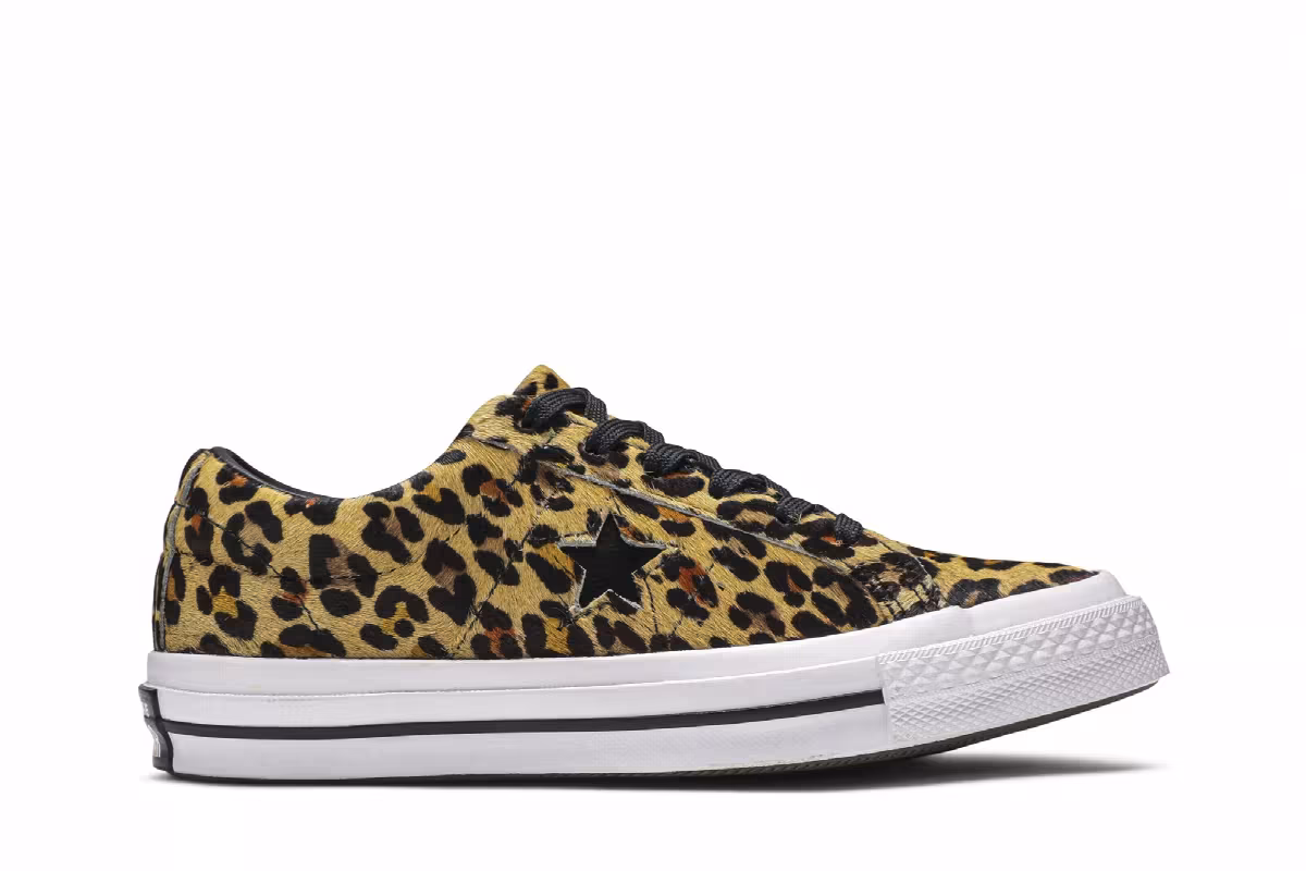 Converse One Star Low Cheetah, view 2