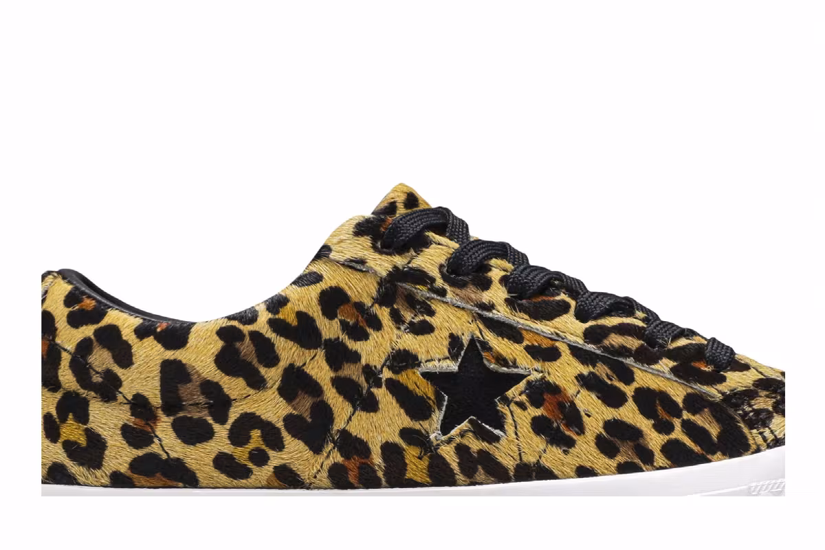Converse One Star Low Cheetah, view 3