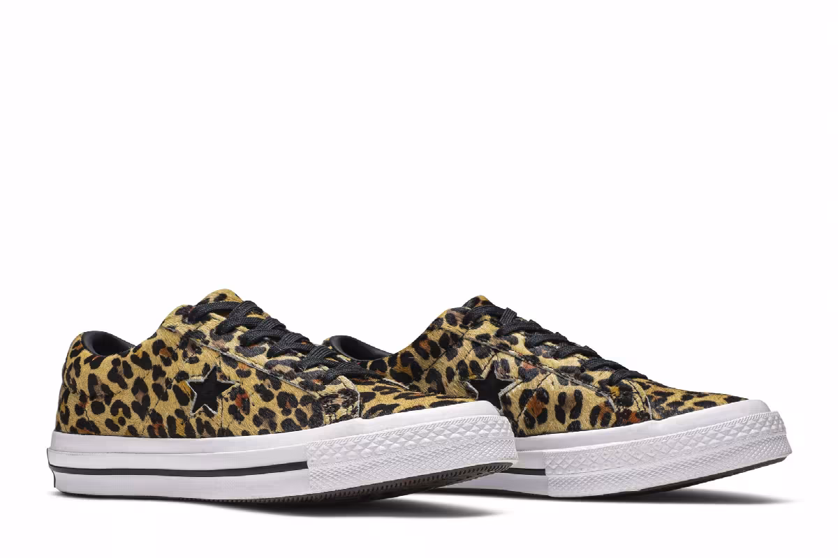 Converse One Star Low Cheetah, view 9