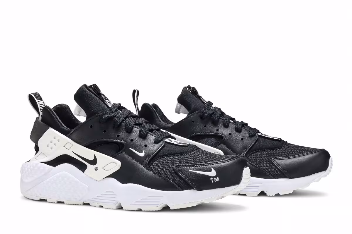 Nike Air Huarache Premium Zip Black, view 9