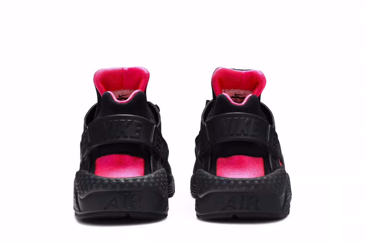 Nike Air Huarache Coral Black, view 7
