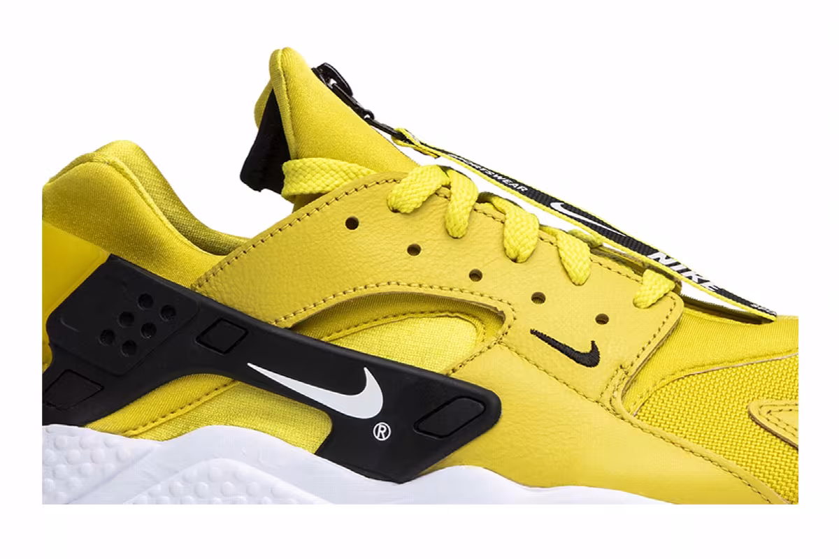 Nike Air Huarache Zip Bright Citron, view 3