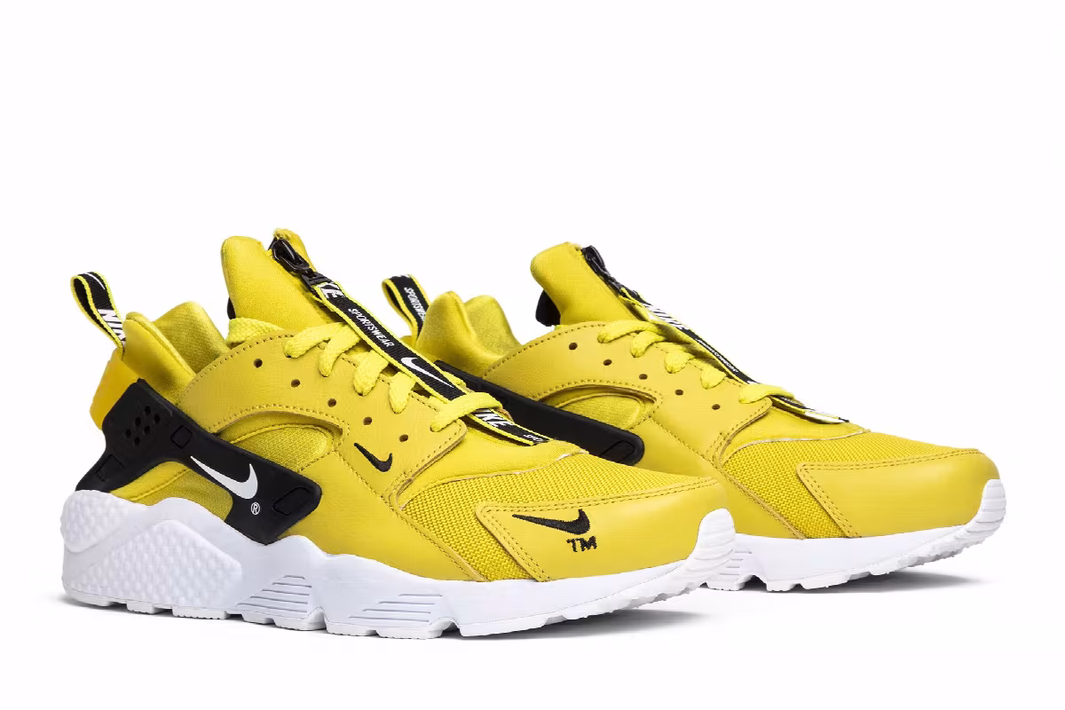 Nike Air Huarache Zip Bright Citron, view 9