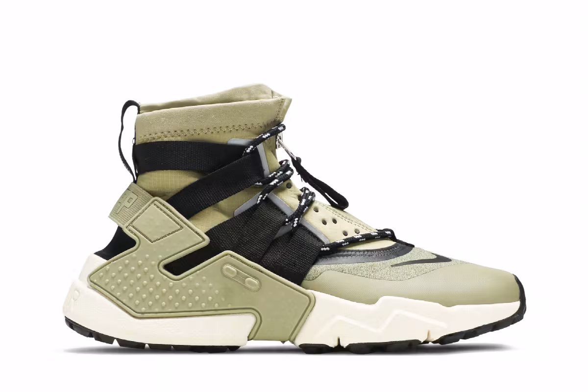 Nike Air Huarache Gripp Olive, view 2