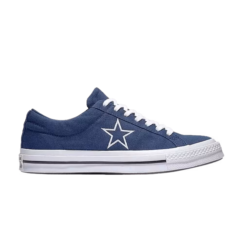 Converse One Star Low Blue