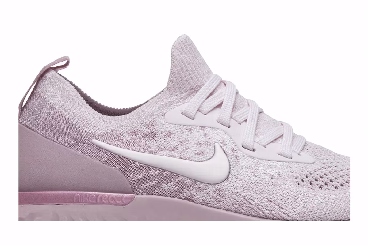 Nike Women's Epic React Flyknit Pearl Pink, view 3