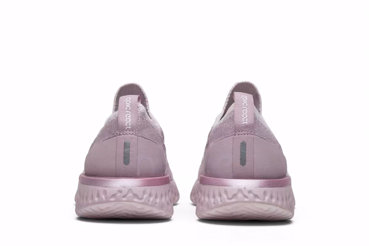 Nike Women's Epic React Flyknit Pearl Pink, view 7