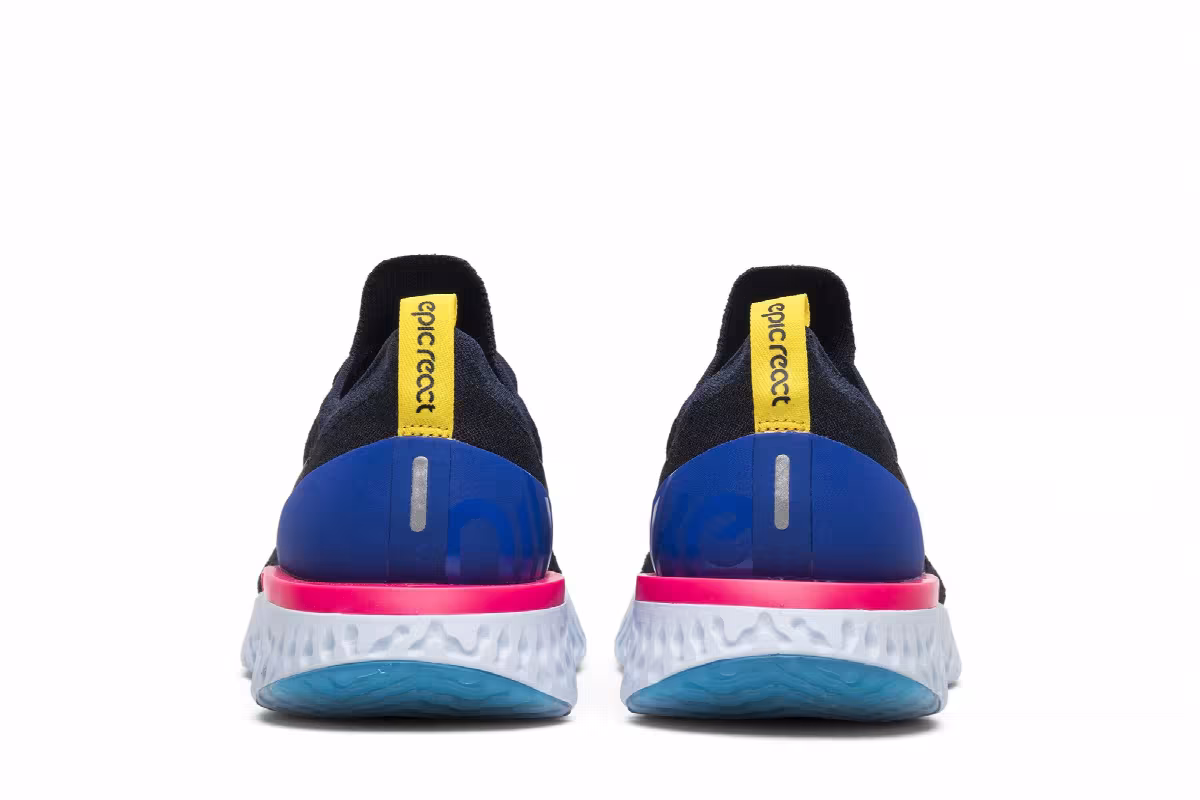 Nike Epic React Flyknit College Navy, view 7