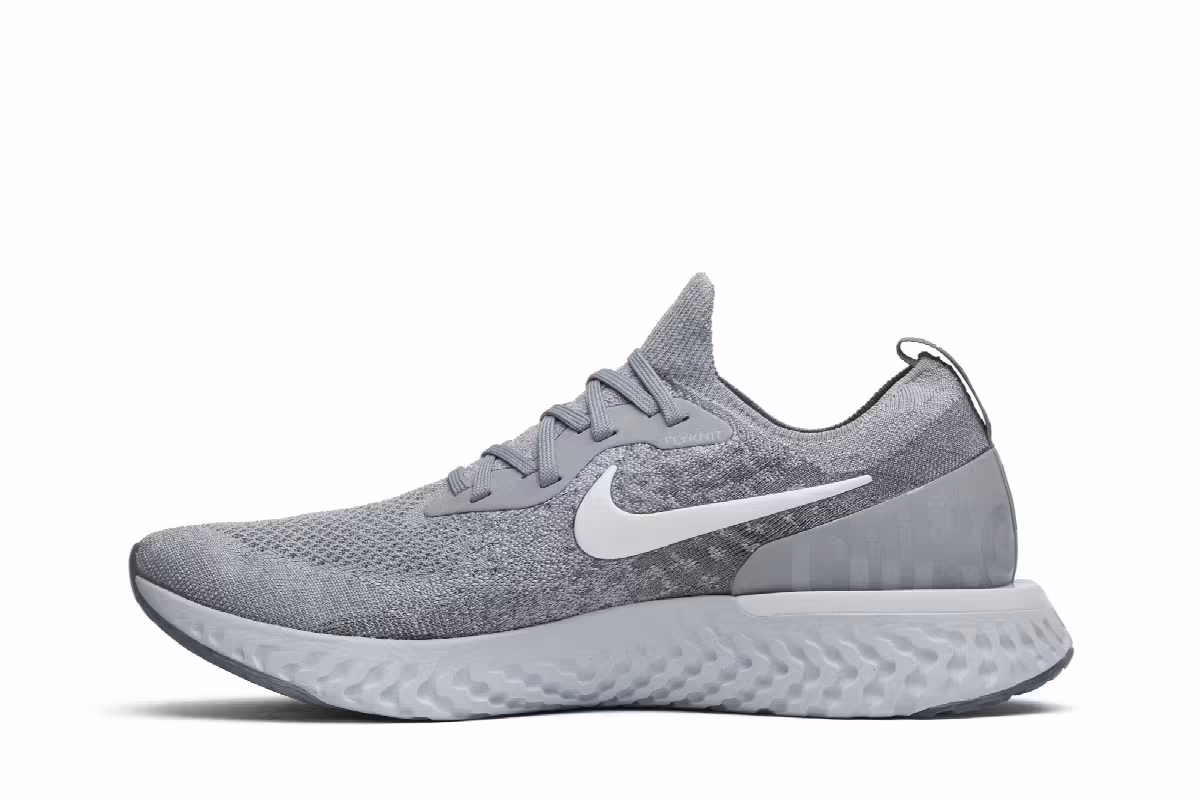 Nike Epic React Flyknit Wolf Grey, view 4
