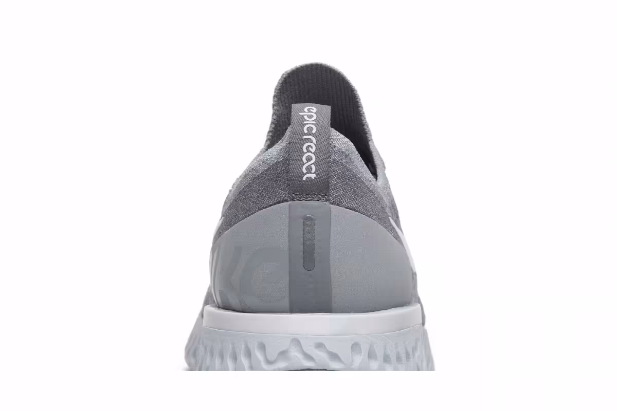 Nike Epic React Flyknit Wolf Grey, view 8