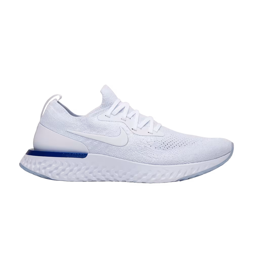 Nike Epic React Flyknit White Racer Blue