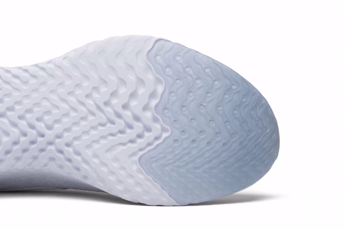Nike Epic React Flyknit White Racer Blue, view 6