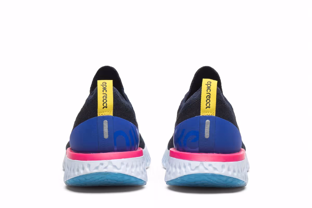 Nike Women's Epic React Flyknit College Navy, view 7