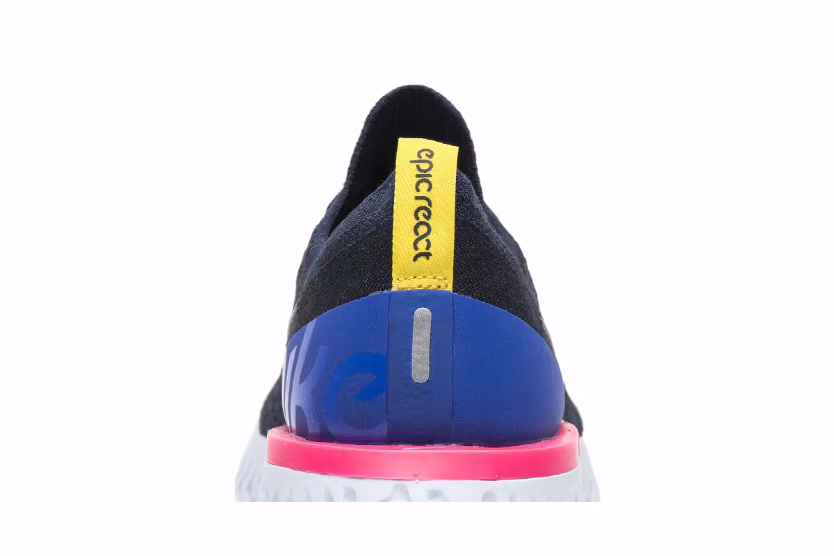 Nike Women's Epic React Flyknit College Navy, view 8