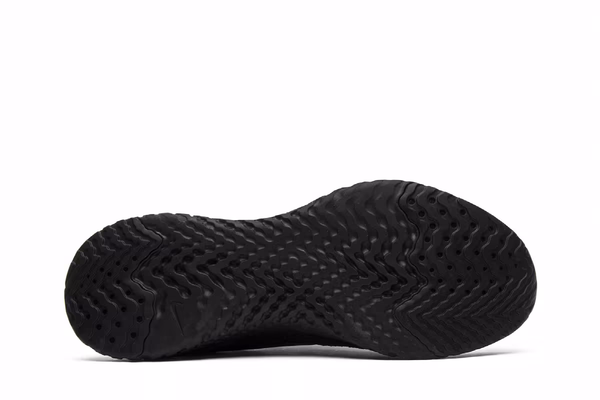 Nike Epic React Flyknit Black Racer Blue, view 5