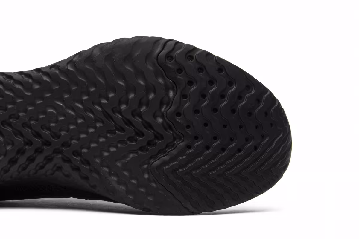 Nike Epic React Flyknit Black Racer Blue, view 6