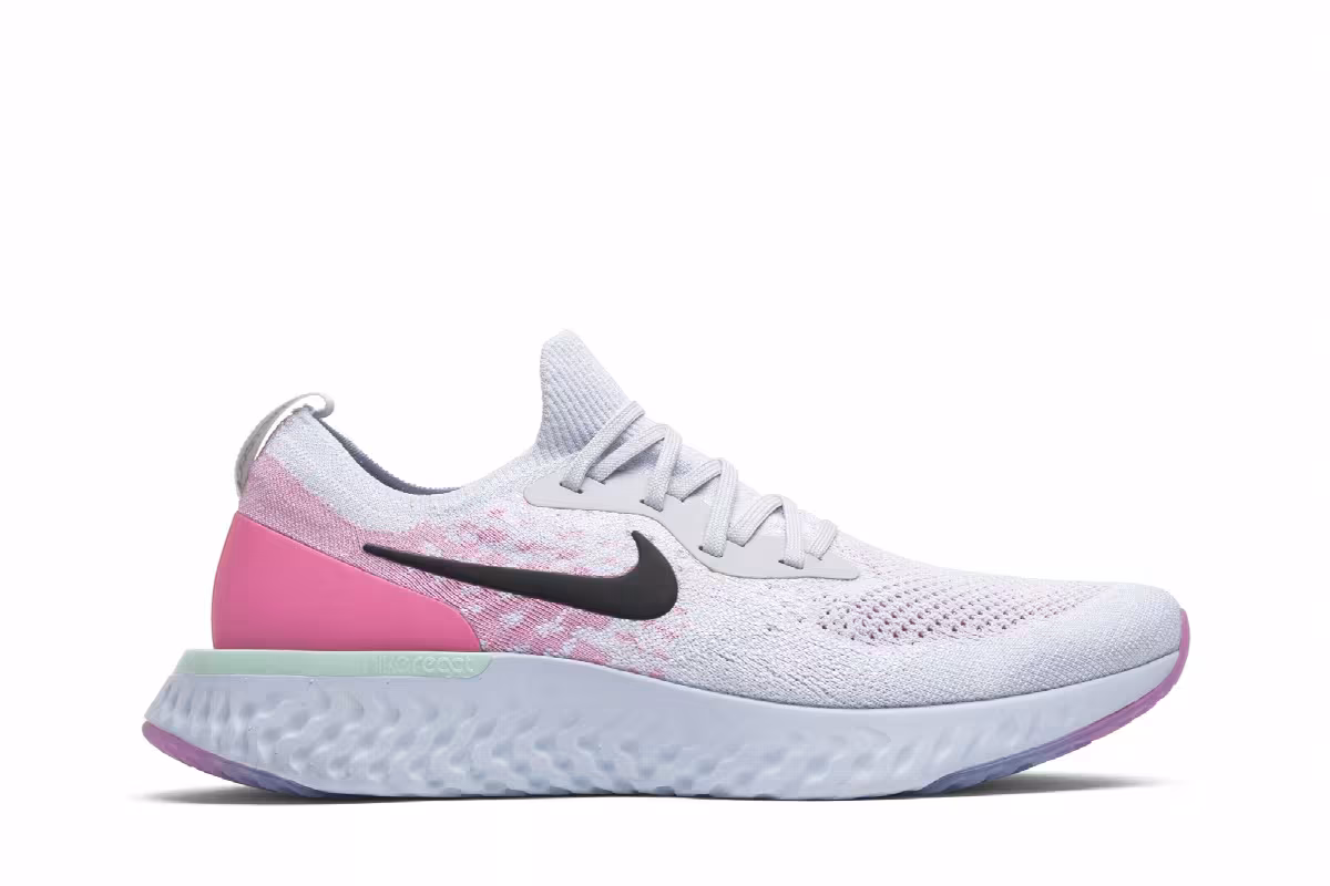 Nike Epic React Flyknit Pink Beam, view 2