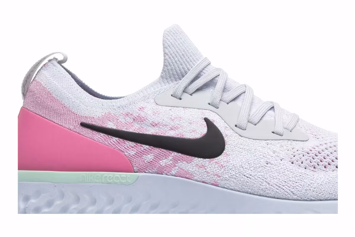 Nike Epic React Flyknit Pink Beam, view 3