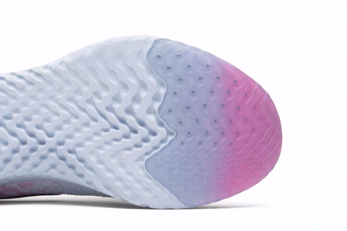 Nike Epic React Flyknit Pink Beam, view 6