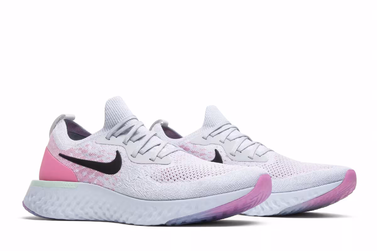 Nike Epic React Flyknit Pink Beam, view 9