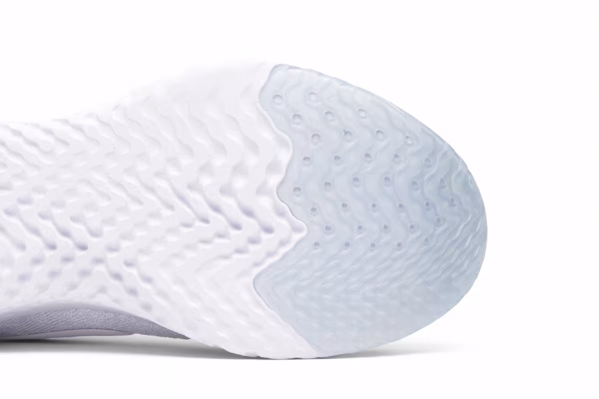Nike Women's Epic React Flyknit White Racer Blue, view 6