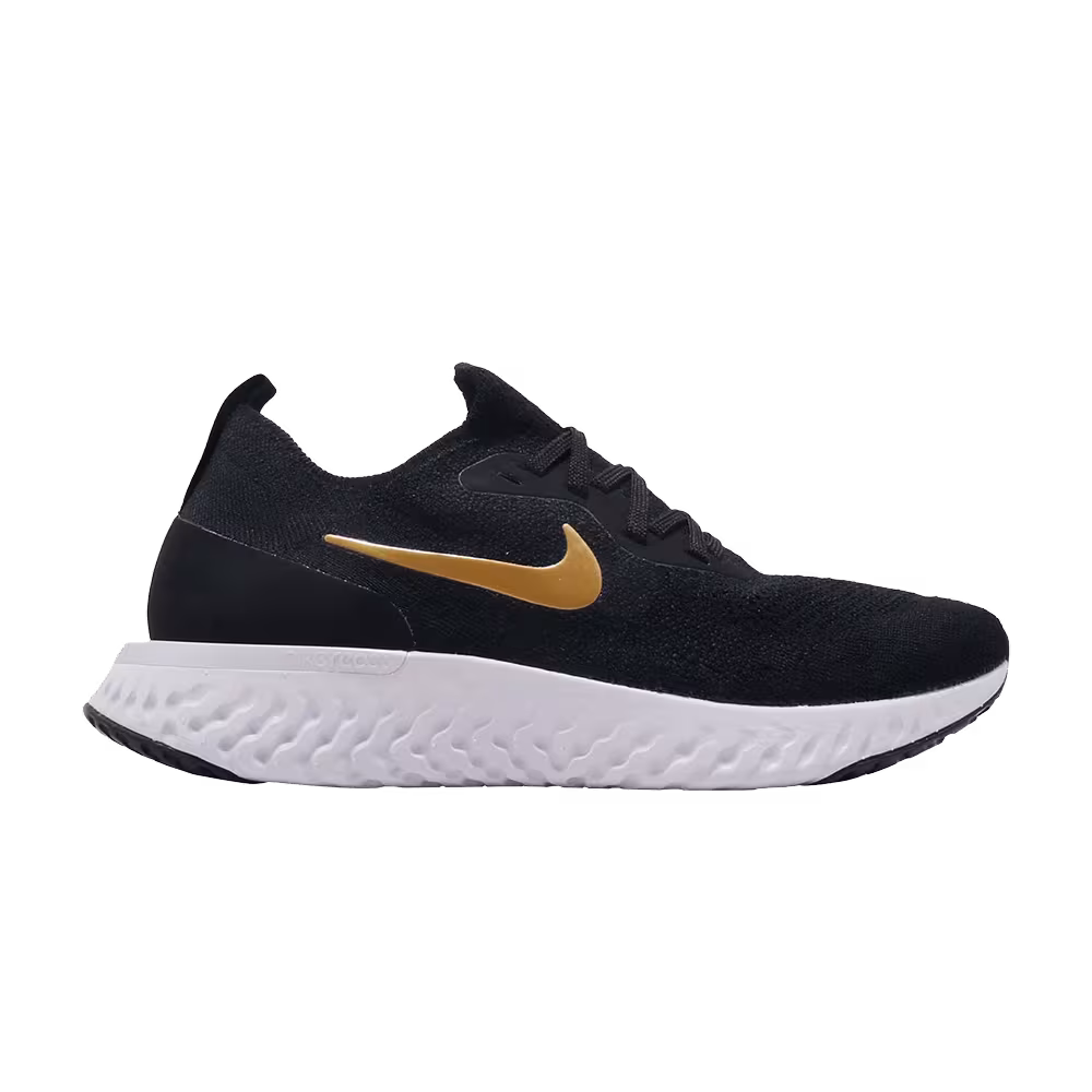 Nike Women's Epic React Flyknit Metallic Gold