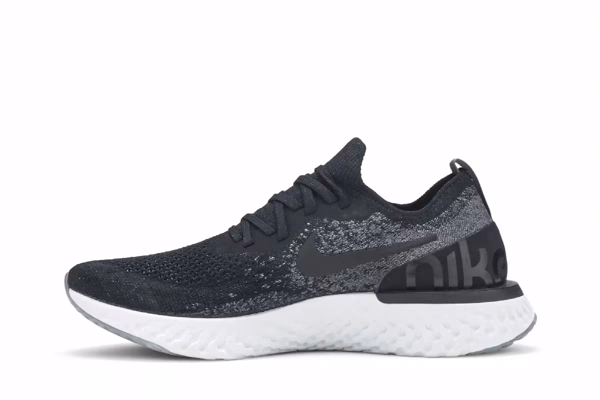 Nike Women's Epic React Flyknit Black, view 4