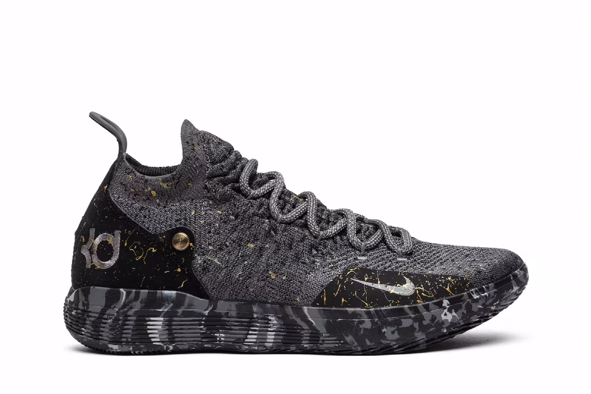 Nike Zoom KD 11 Gold Splatter, view 2