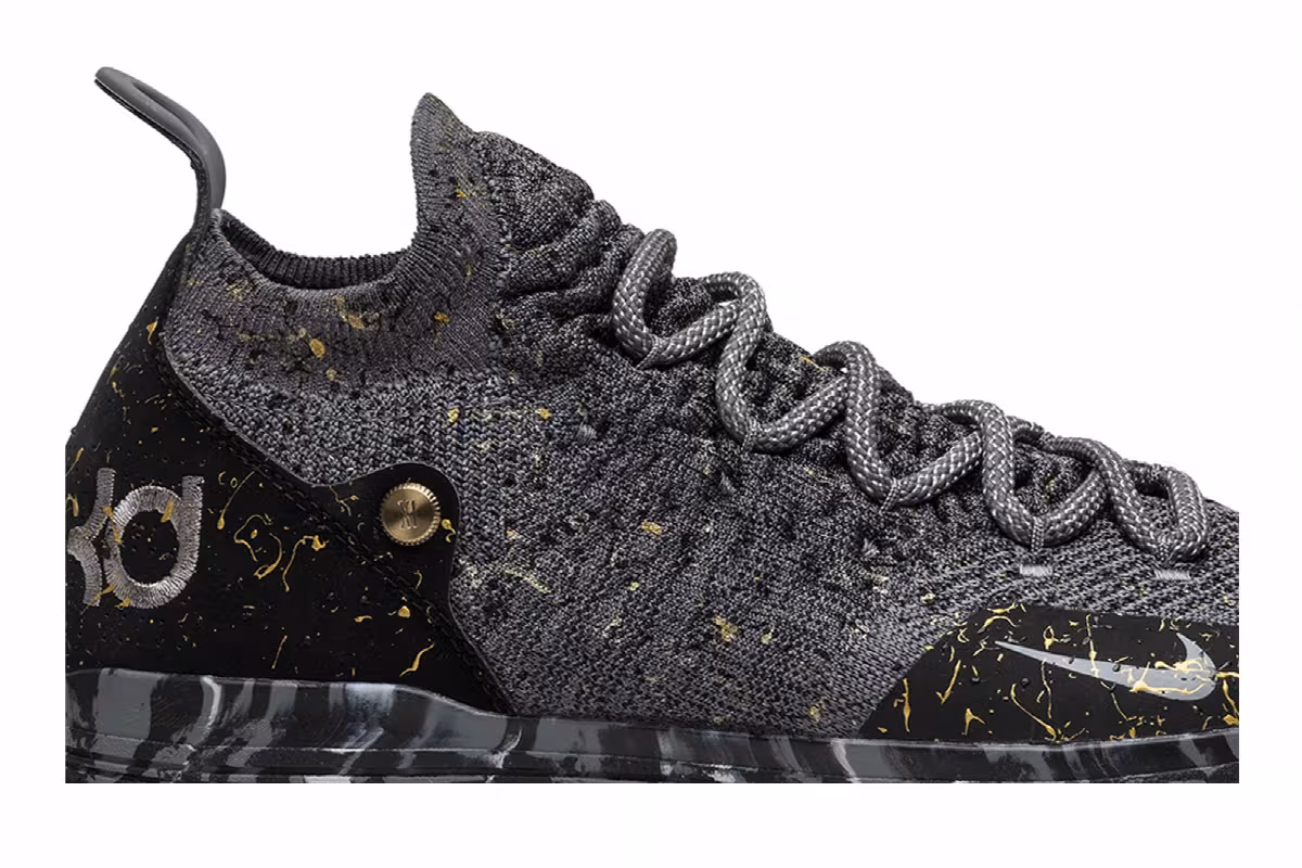 Nike Zoom KD 11 Gold Splatter, view 3