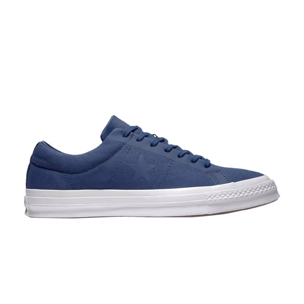 Converse One Star Low Navy White