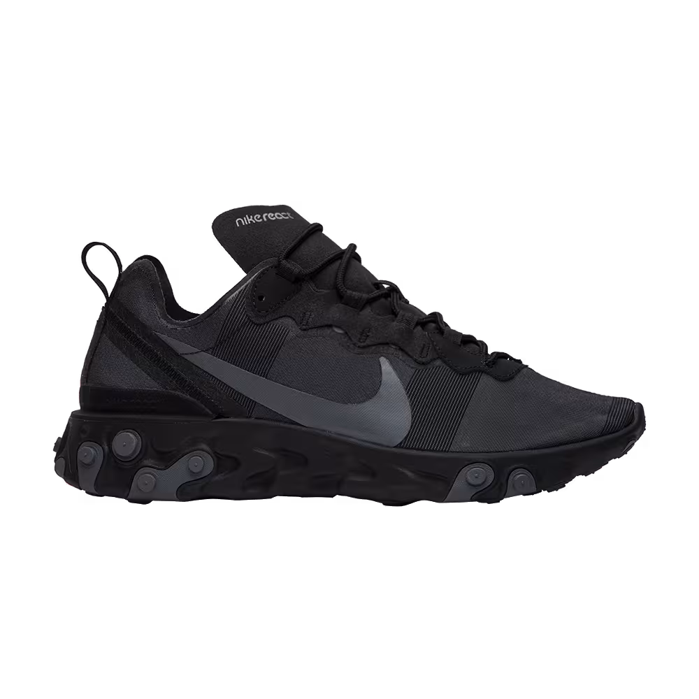 Nike React Element 55 Triple Black