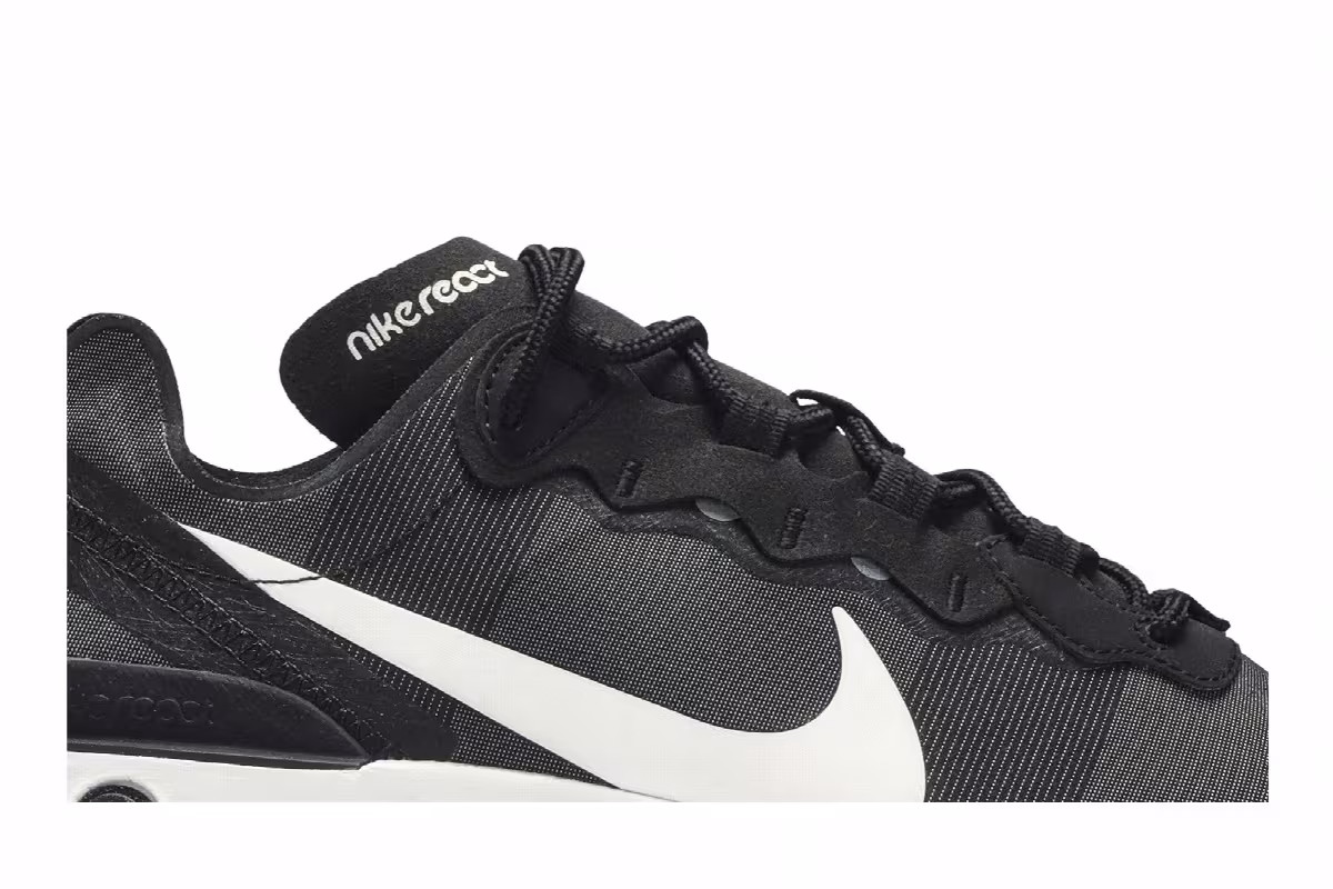 Nike React Element 55 Black White, view 3
